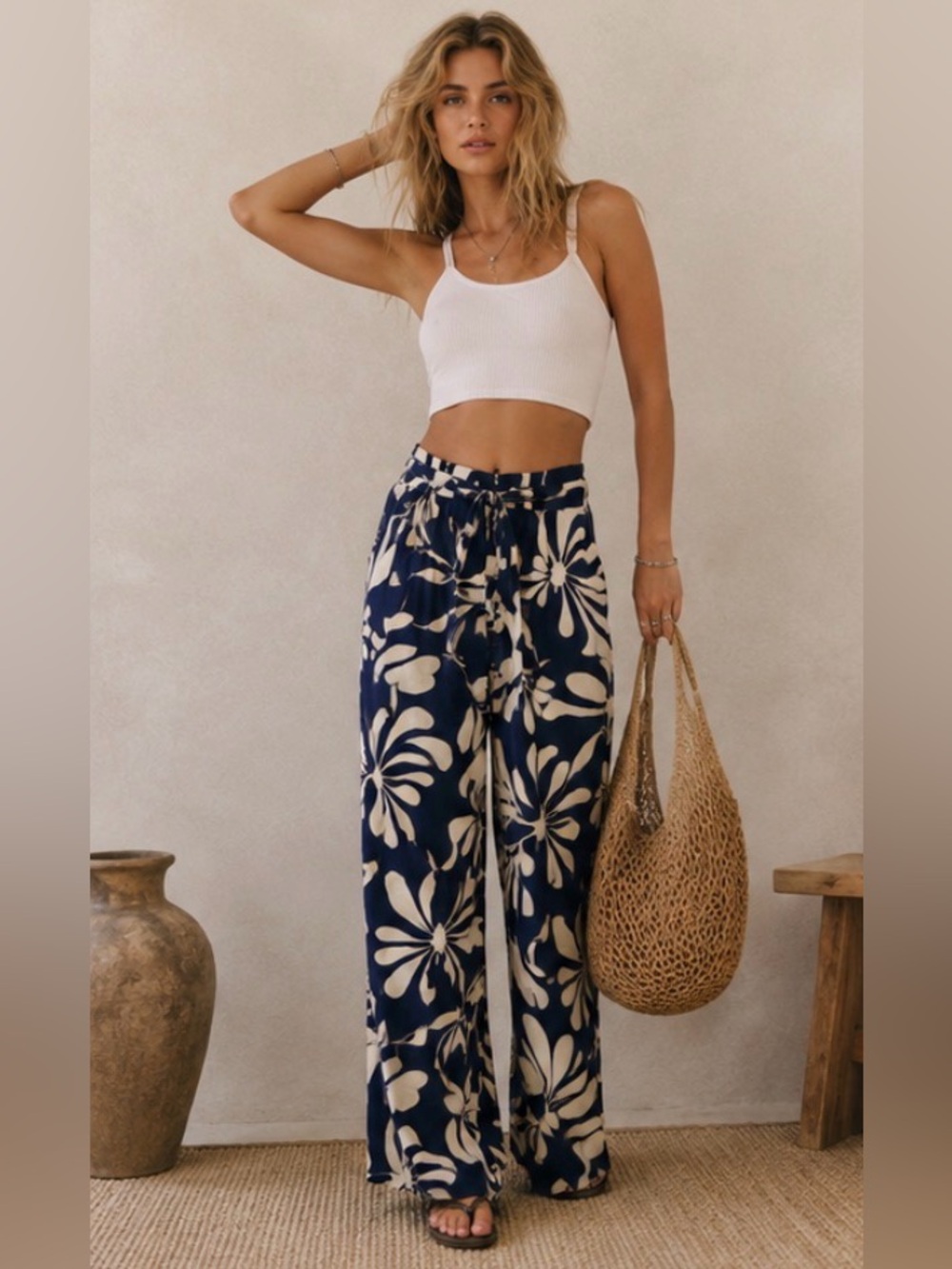 Mlle Gabrielle Wide-Leg Pants